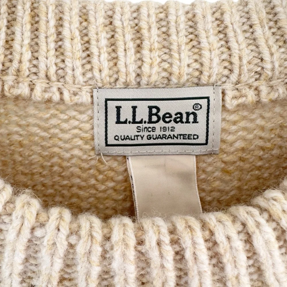 L.L.Bean • 100% Lambswool Fair Isle / Nordic Yoke Sweater